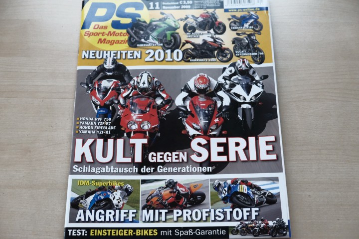 Deckblatt PS Sport Motorrad (11/2009)